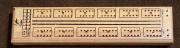 Cardinal cribbage board 